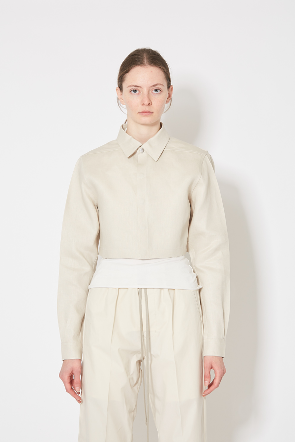 Cropped Outershirt - Off White