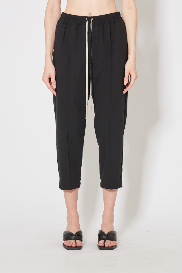 Drawstring Astaires Cropped - Black