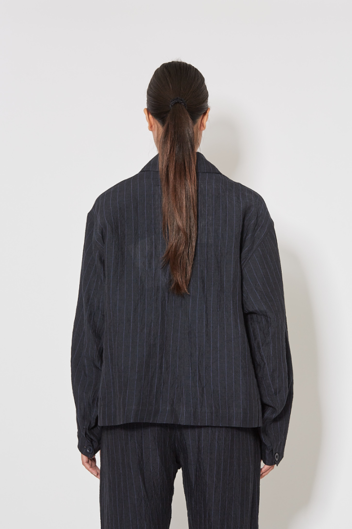 The Cook Top "Butcher Stripe" - Blue