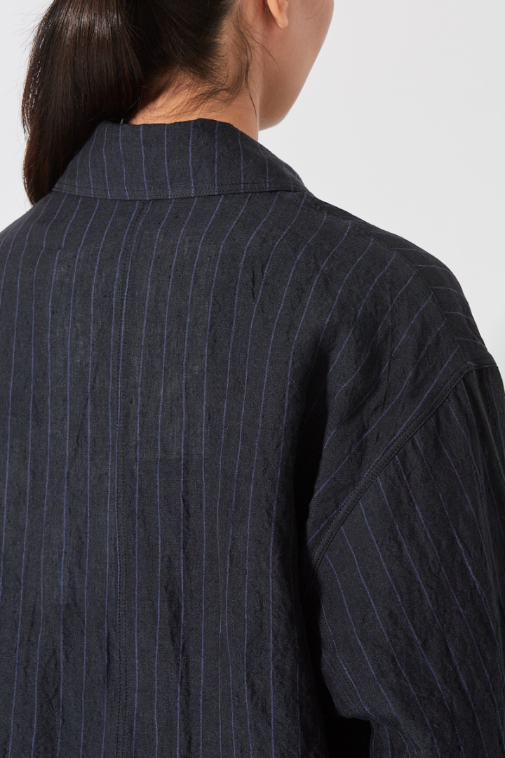 The Cook Top "Butcher Stripe" - Blue