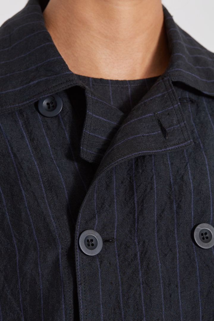 The Cook Top "Butcher Stripe" - Blue