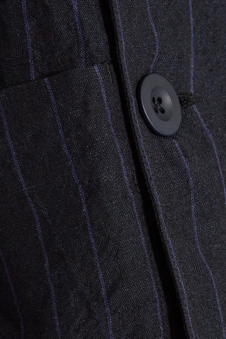 The Cook Top "Butcher Stripe" - Blue