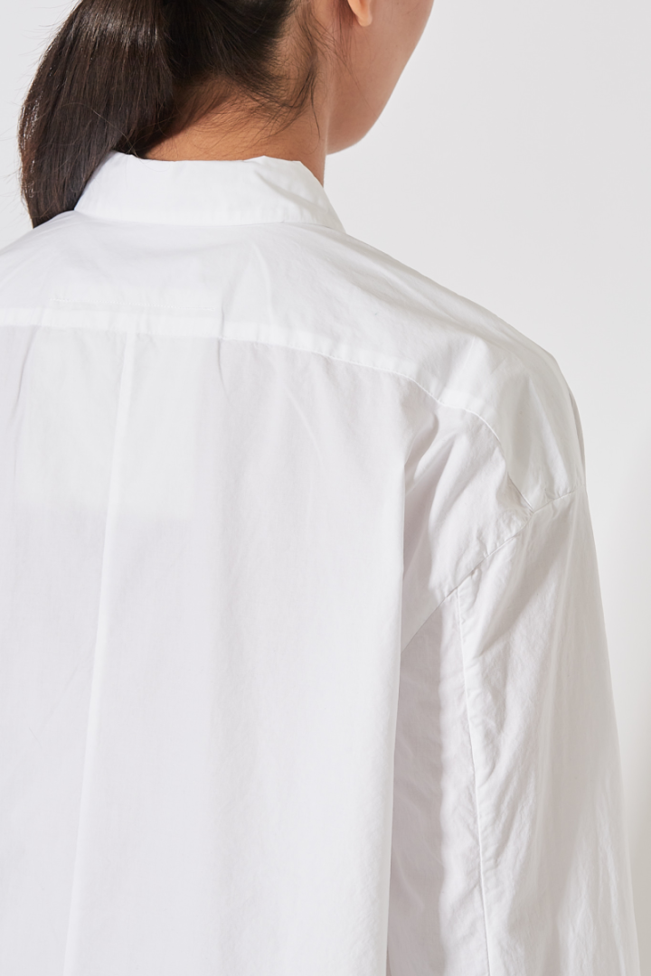 The Draughtsman Shirt "Poplin" - White