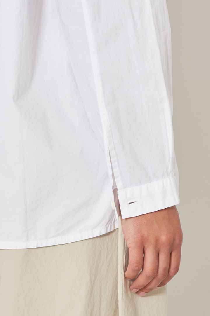 The Draughtsman Shirt "Poplin" - White