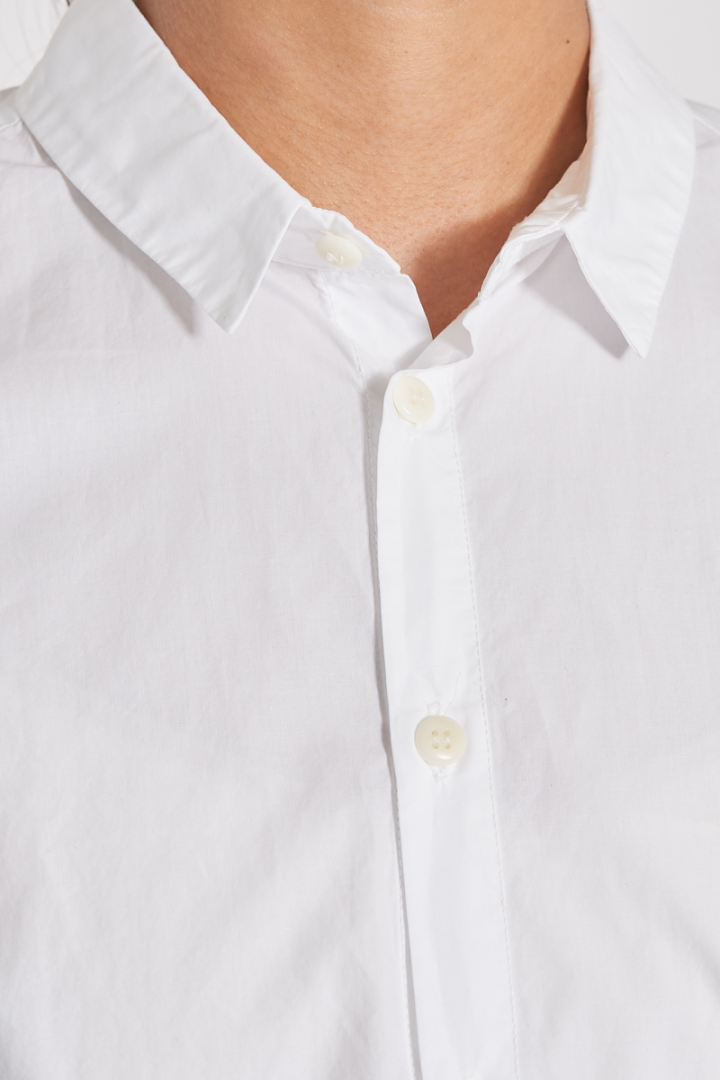 The Draughtsman Shirt "Poplin" - White