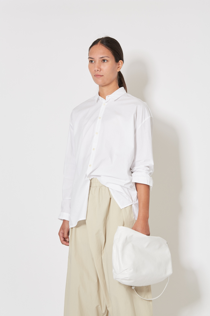 The Draughtsman Shirt "Poplin" - White