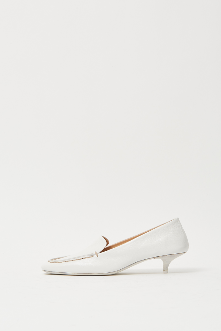 Spinata Moccasin - White Spinata Moccasin - White