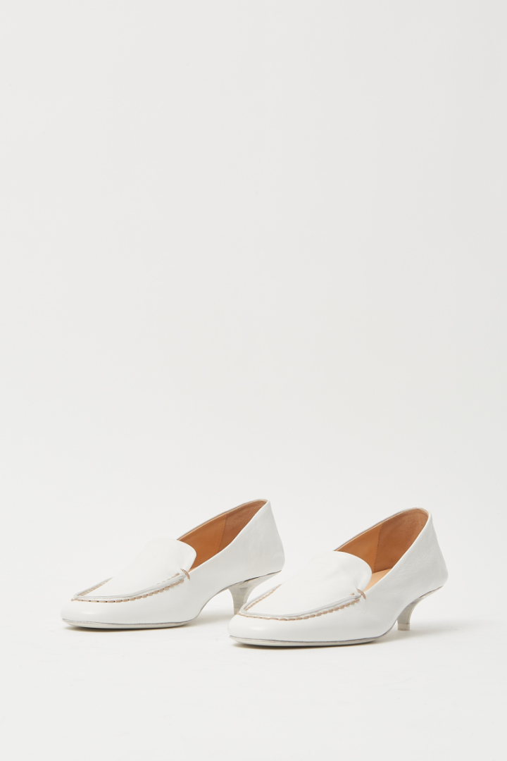 Spinata Moccasin - White Spinata Moccasin - White