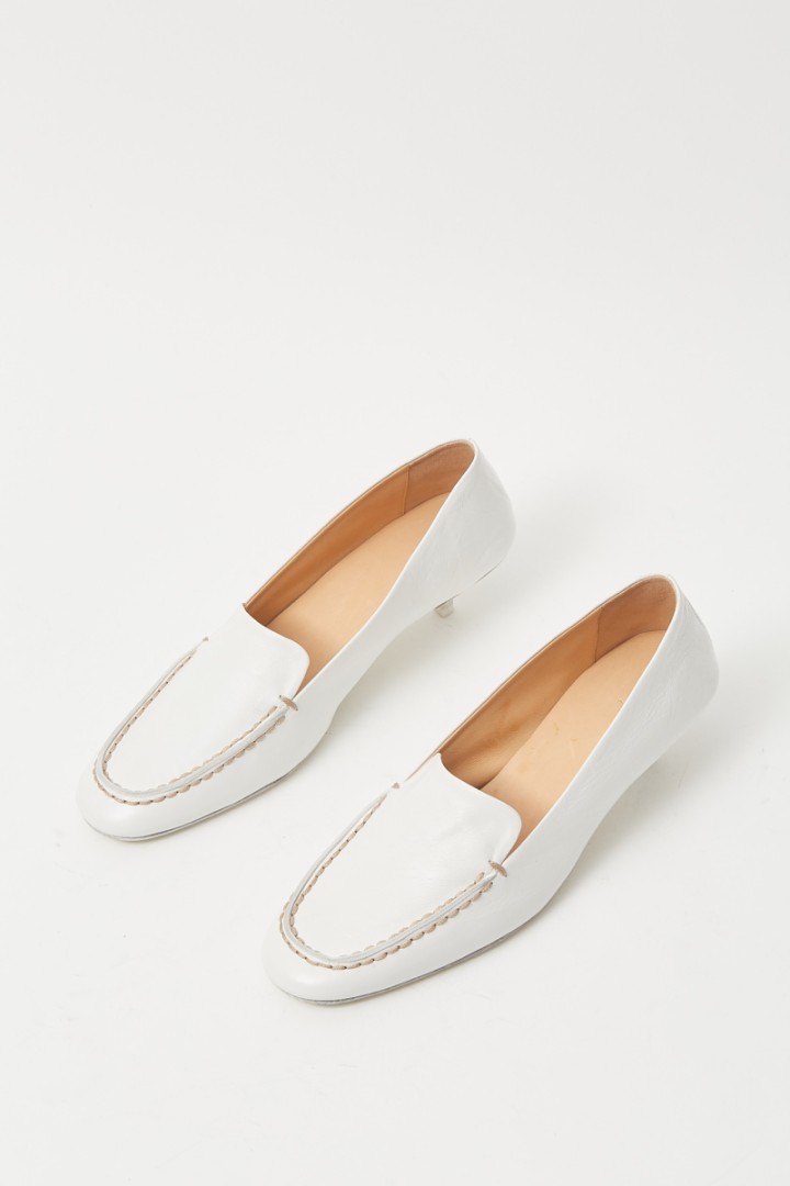 Spinata Moccasin - White Spinata Moccasin - White