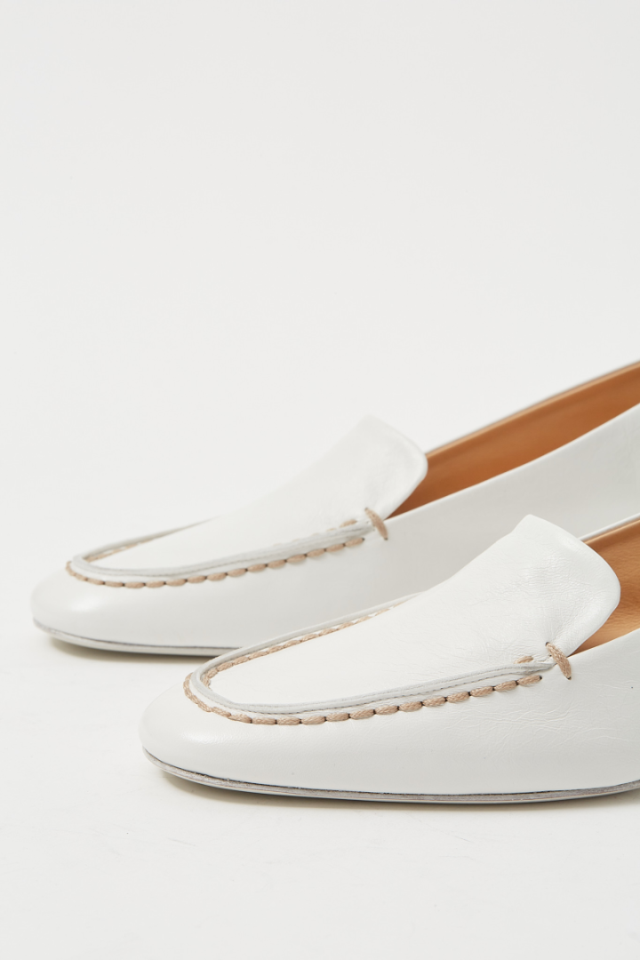 Spinata Moccasin - White Spinata Moccasin - White