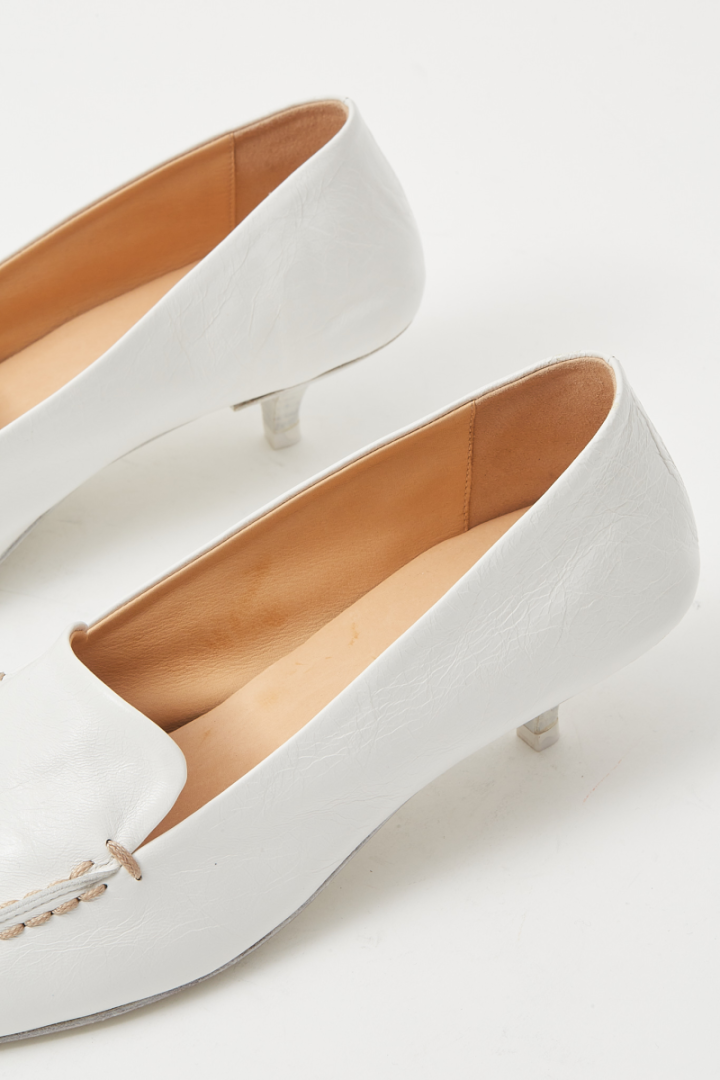 Spinata Moccasin - White Spinata Moccasin - White