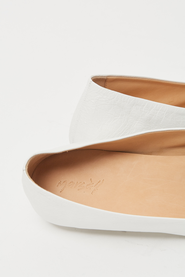 Spinata Moccasin - White Spinata Moccasin - White