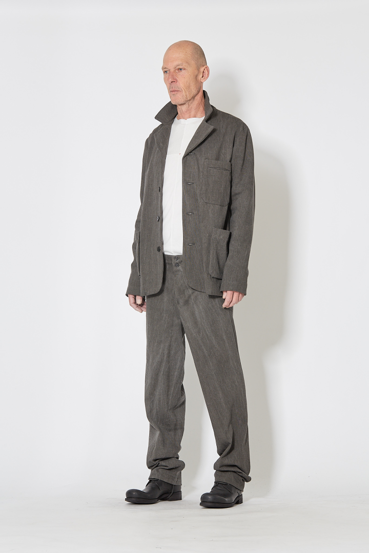 4 Pocket Straight Pants - Grey