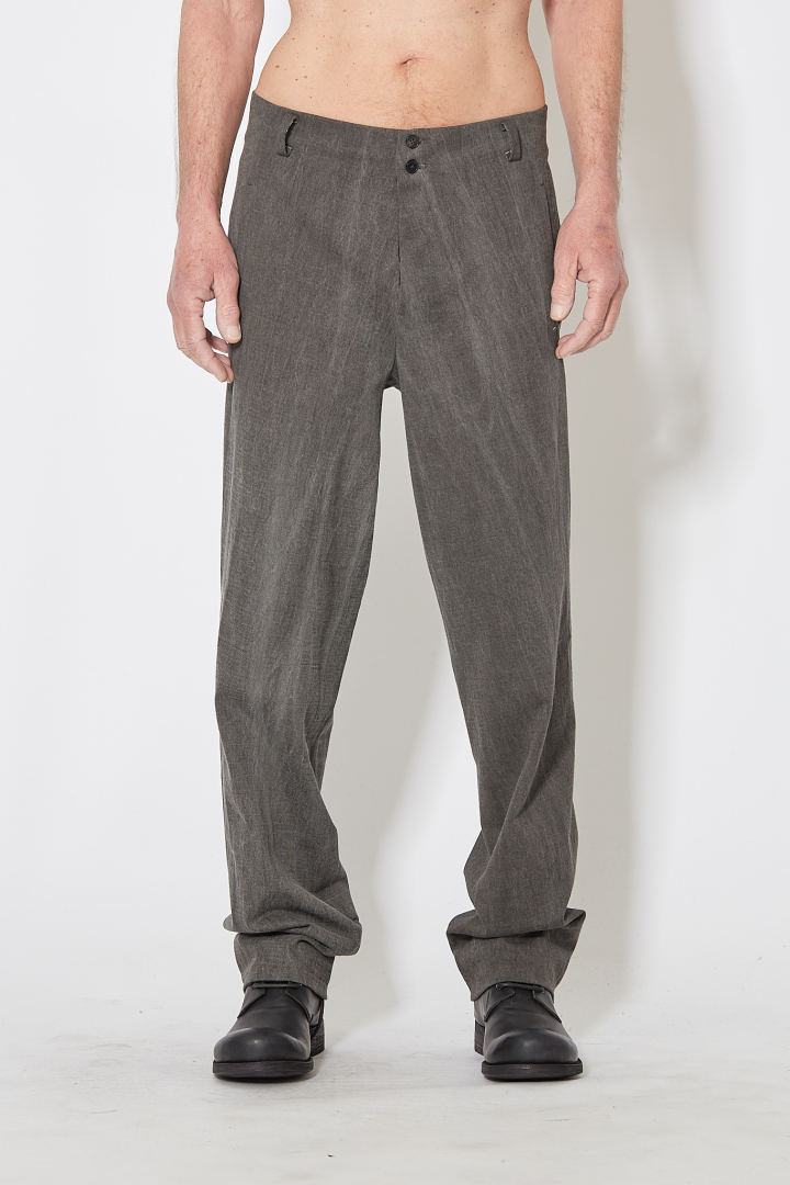 4 Pocket Straight Pants - Grey