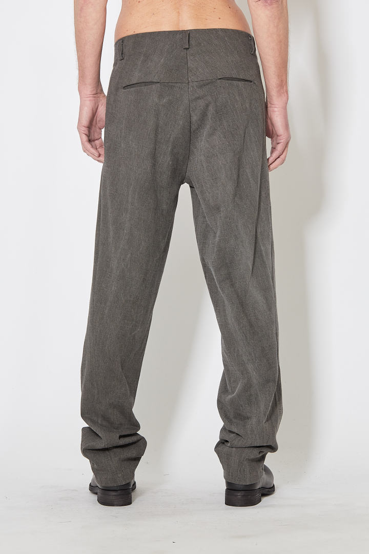 4 Pocket Straight Pants - Grey