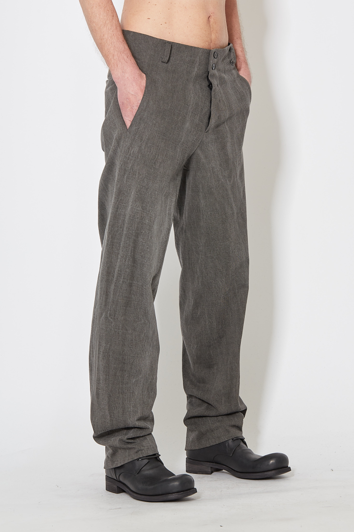 4 Pocket Straight Pants - Grey