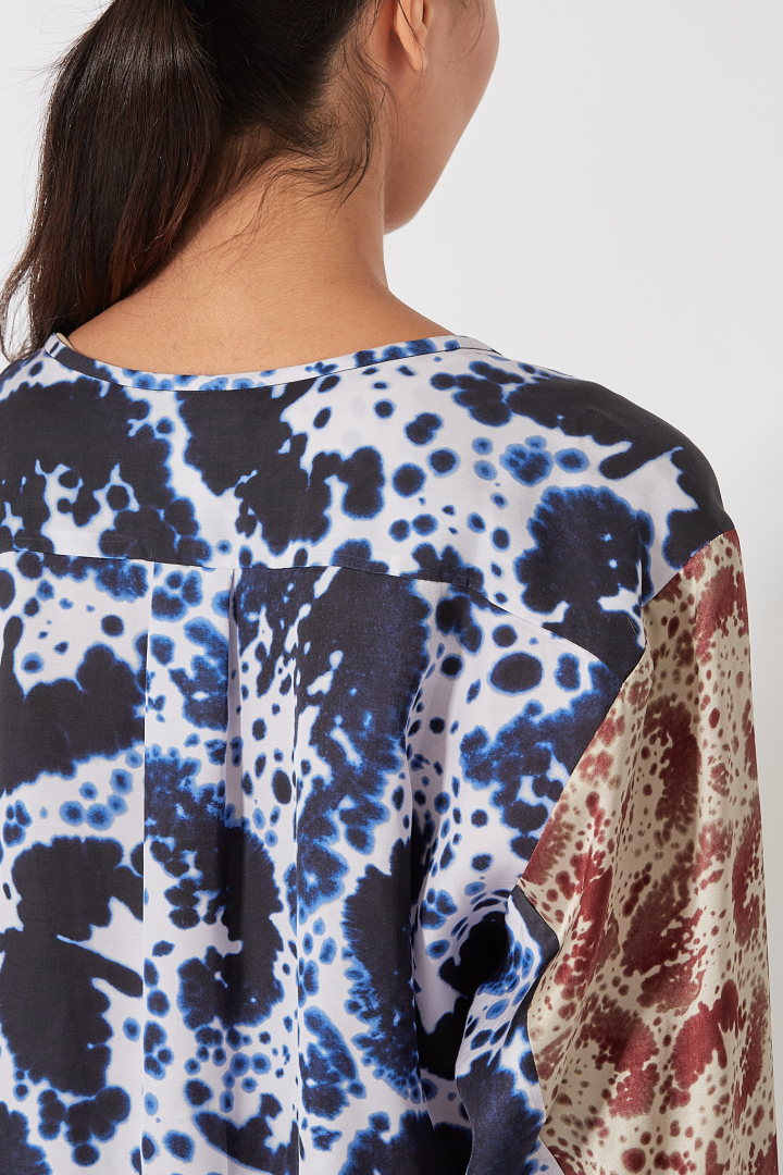Caias Shirt - Brown/Blue