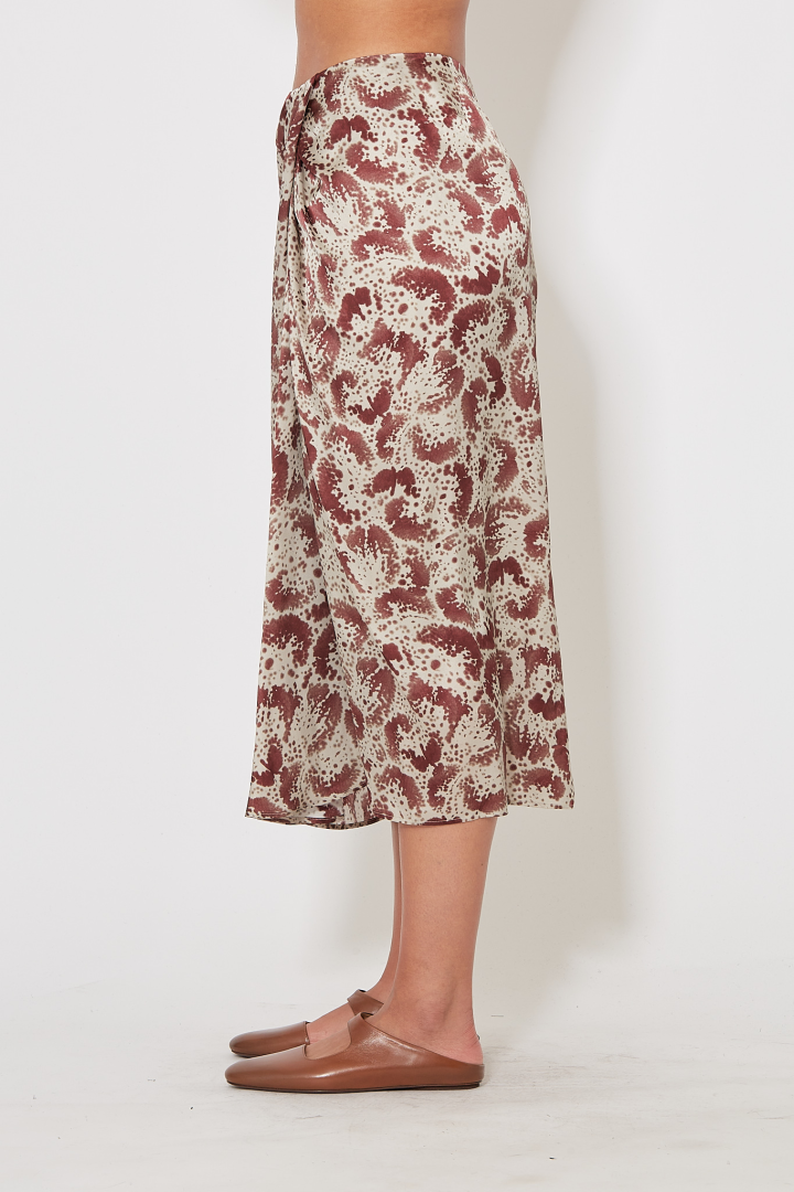 Sampa Skirt - Brown/Red