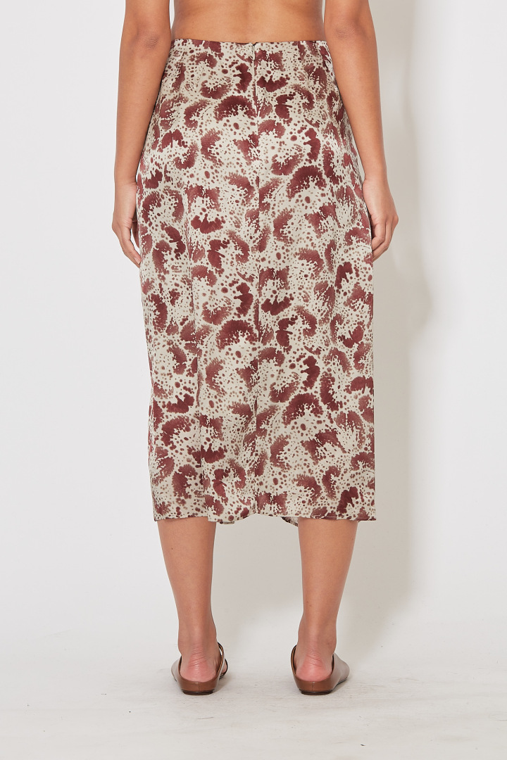 Sampa Skirt - Brown/Red