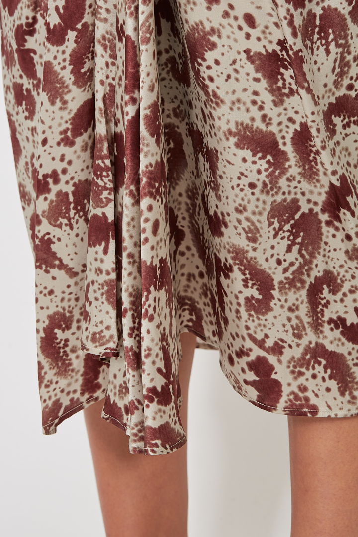 Sampa Skirt - Brown/Red