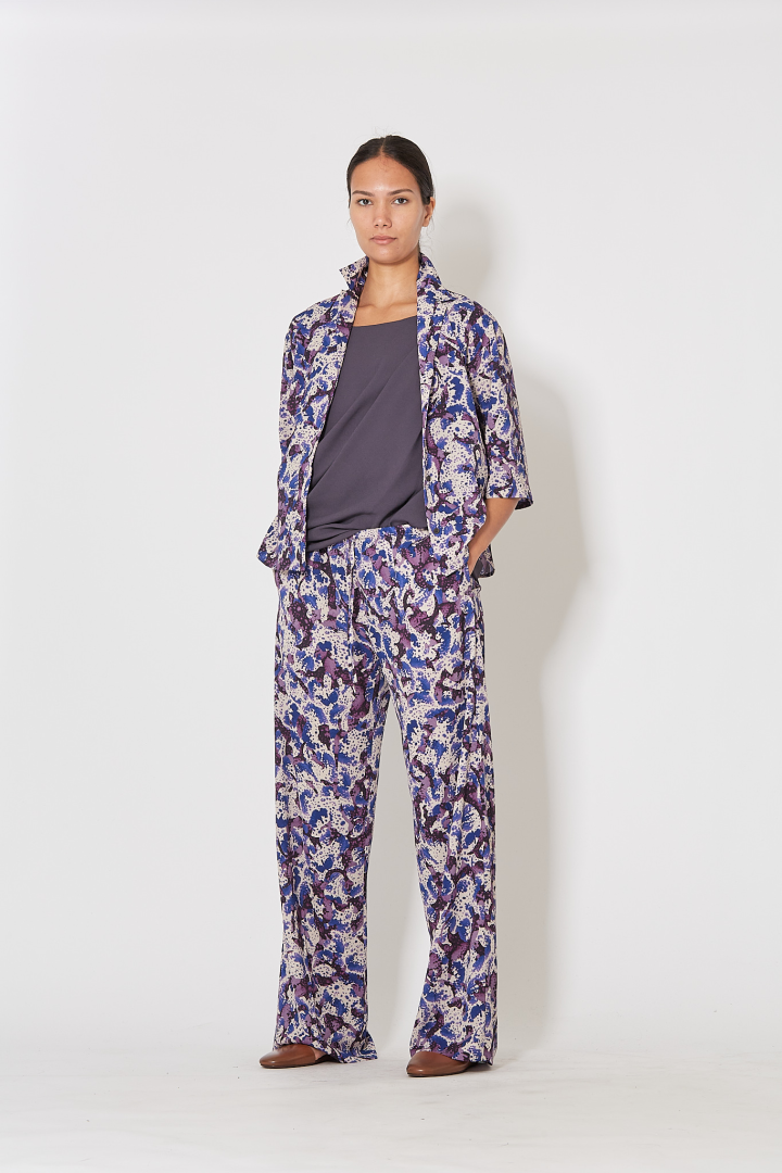 Puvis Long Pants - Blue/Purple
