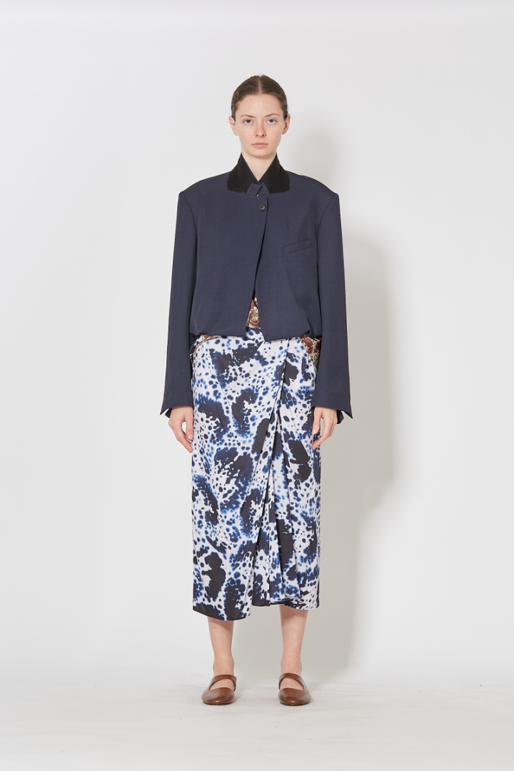 Sampa Skirt - Blue/White