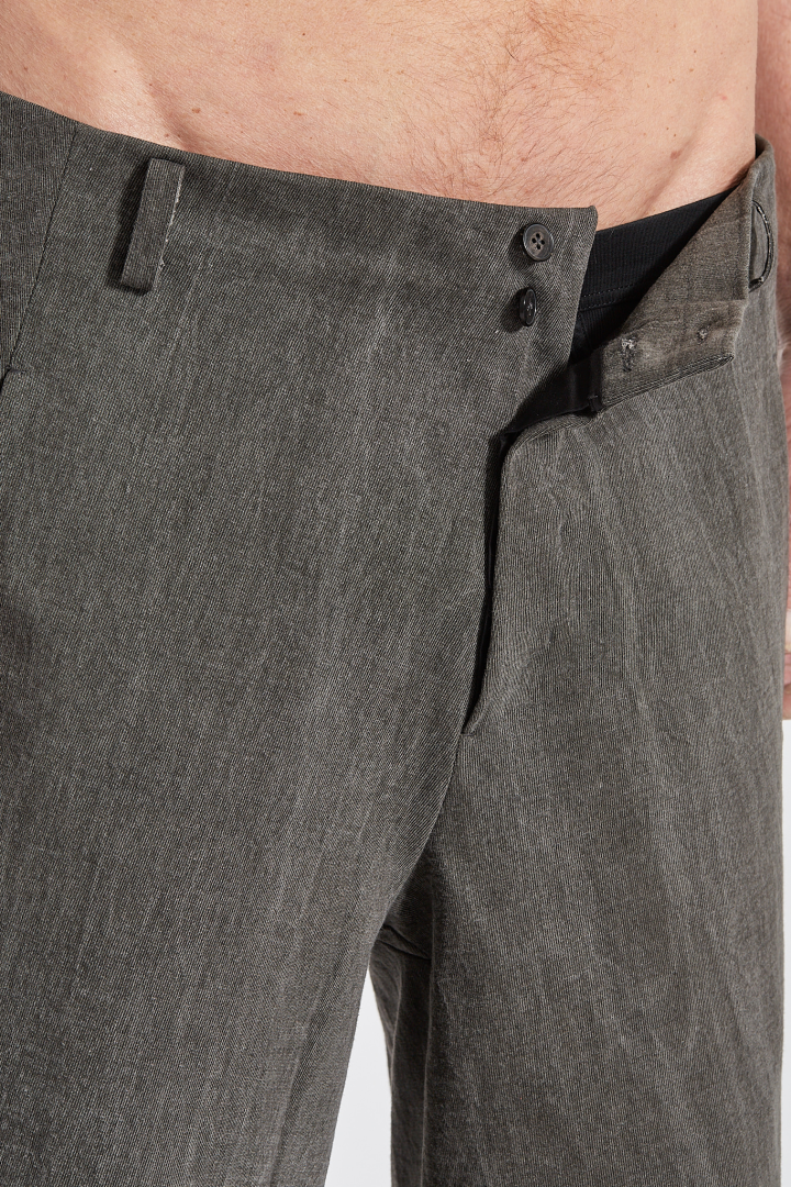 4 Pocket Straight Pants - Grey
