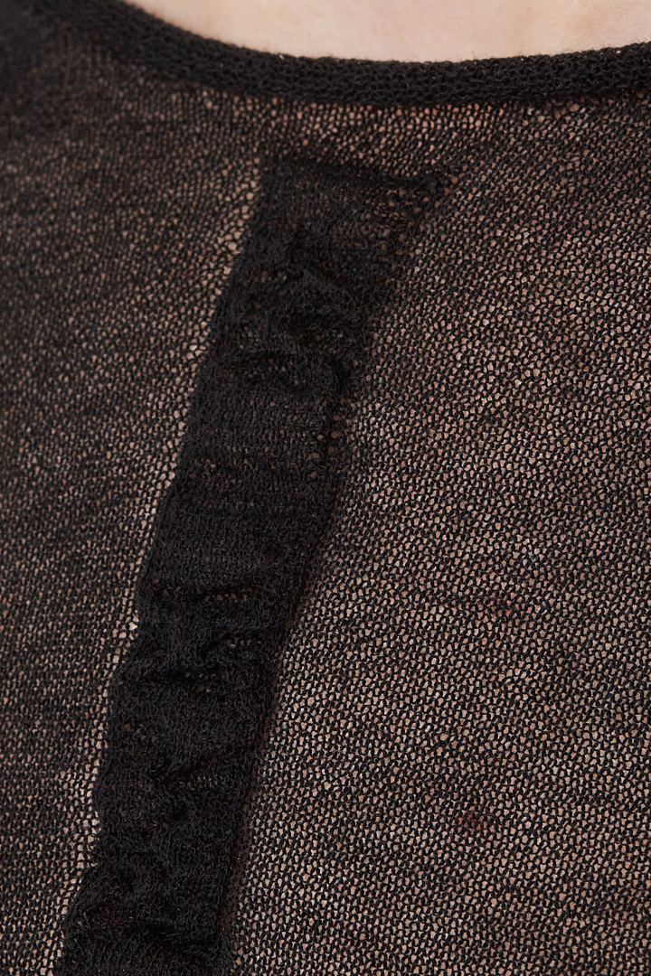 Short Slv Top - Black