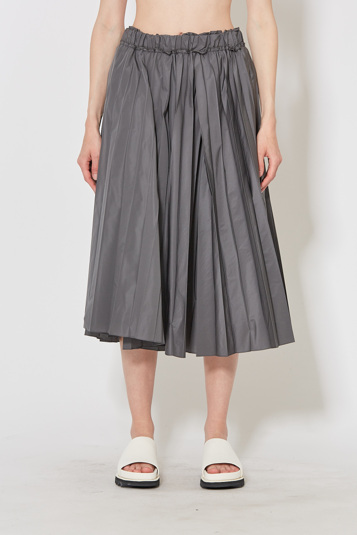 Sun Pleated Skirt - Grey