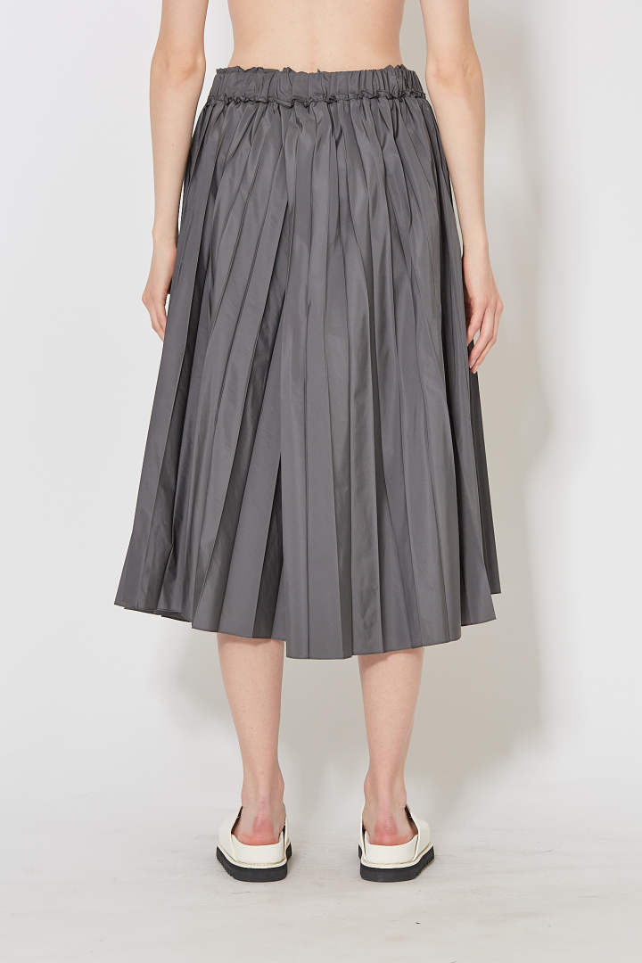 Sun Pleated Skirt - Grey