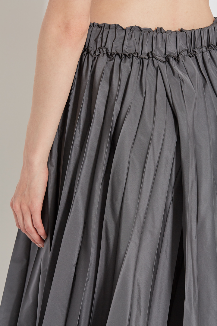 Sun Pleated Skirt - Grey