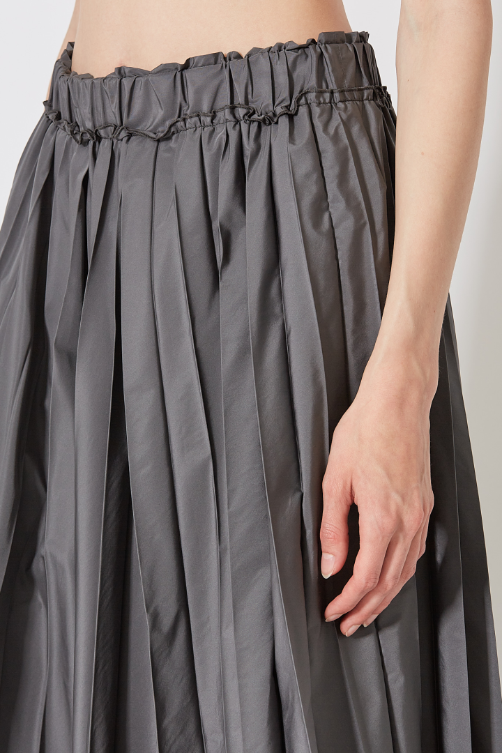 Sun Pleated Skirt - Grey