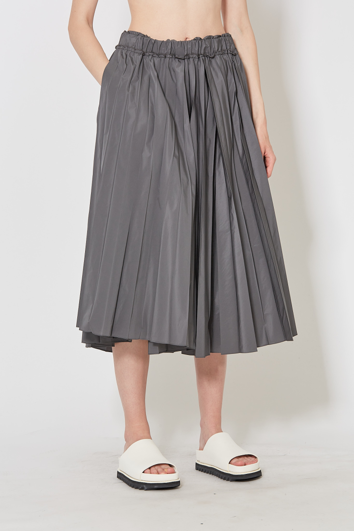 Sun Pleated Skirt - Grey