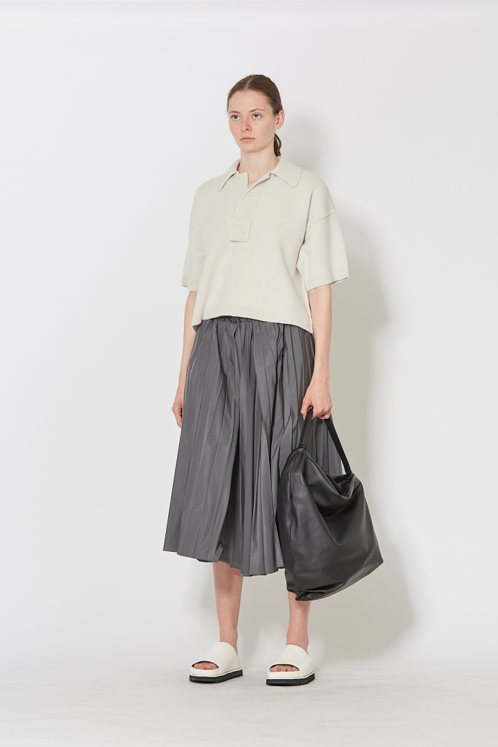 Sun Pleated Skirt - Grey