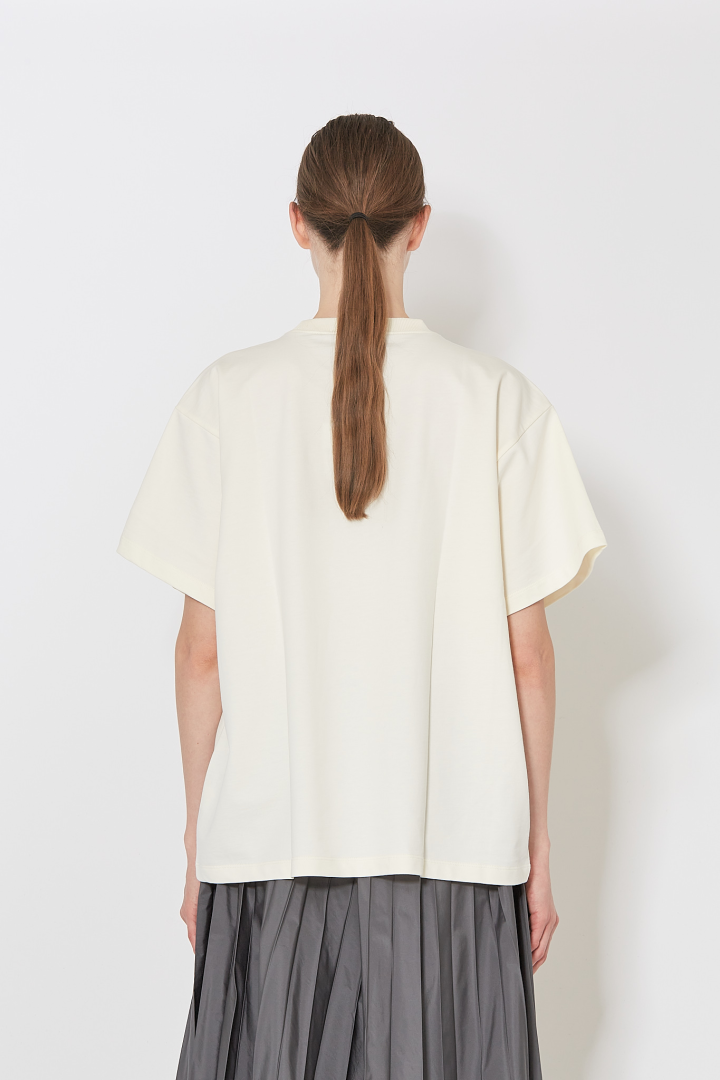 T-Shirt Short Sleeves Oversize - Off White