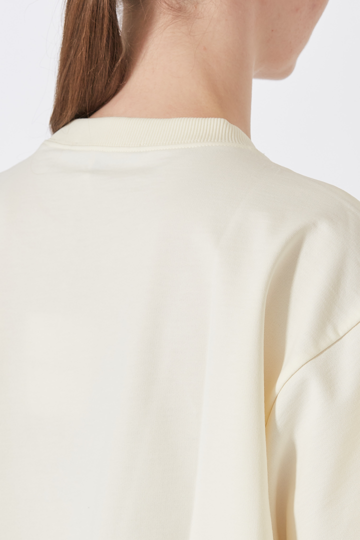 T-Shirt Short Sleeves Oversize - Off White