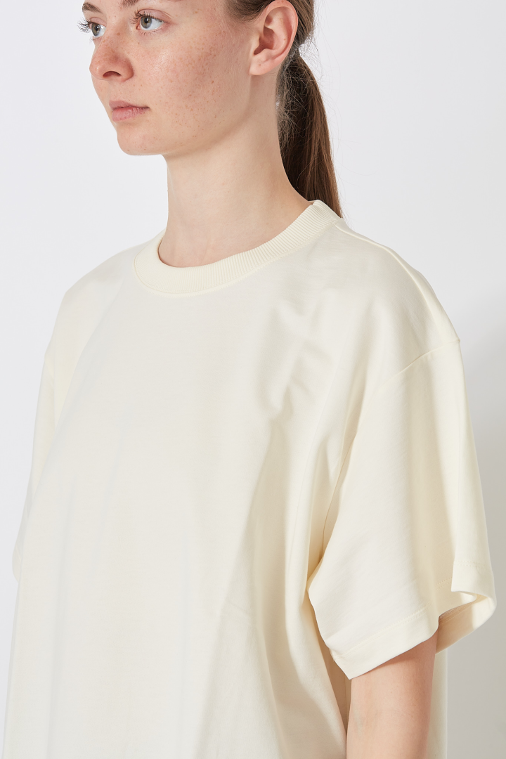 T-Shirt Short Sleeves Oversize - Off White