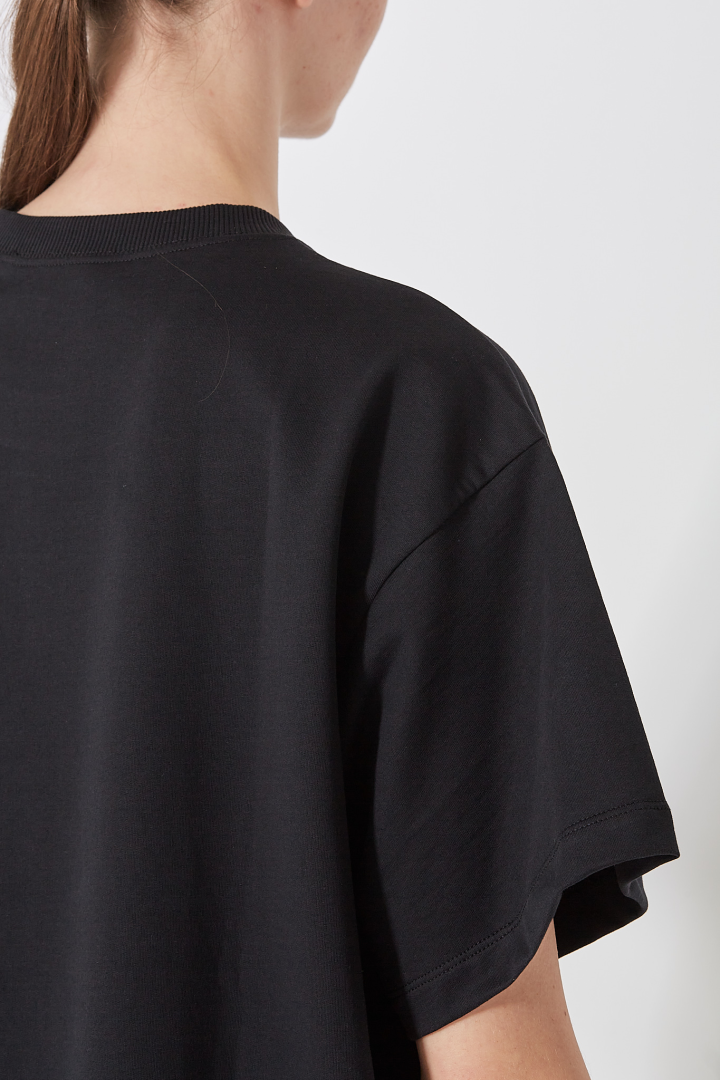 T-Shirt Short Sleeves Oversize - Black