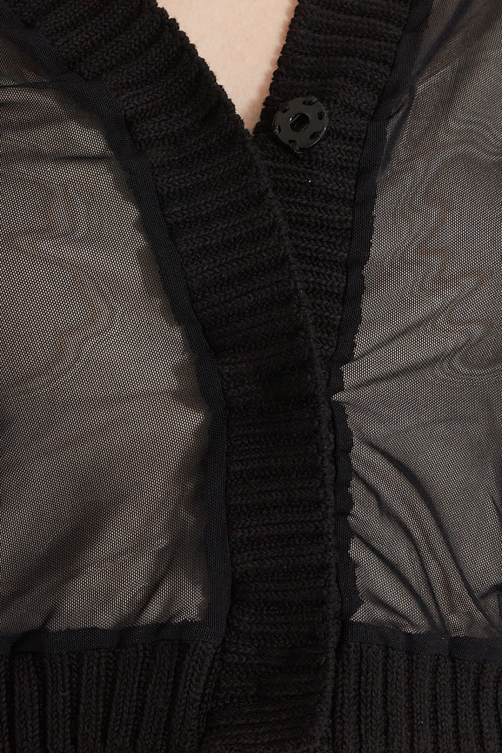 Long-Sleeved Top - Black