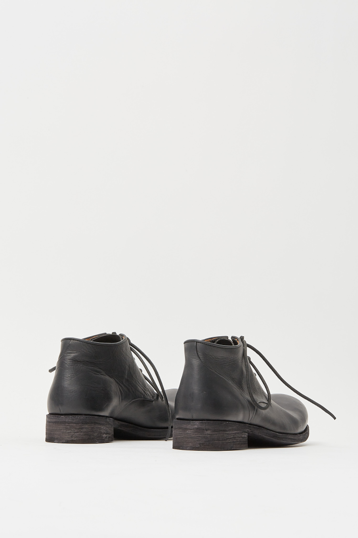 Short Combat Boots - Black