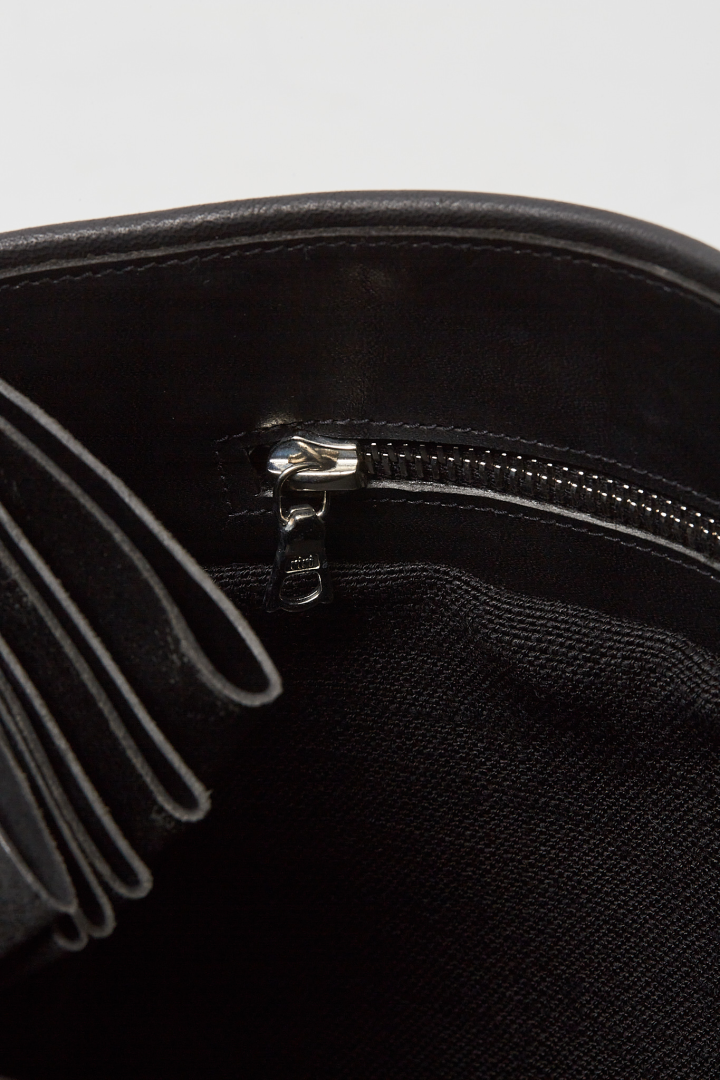 Small Expandable Accordion Bag - Black