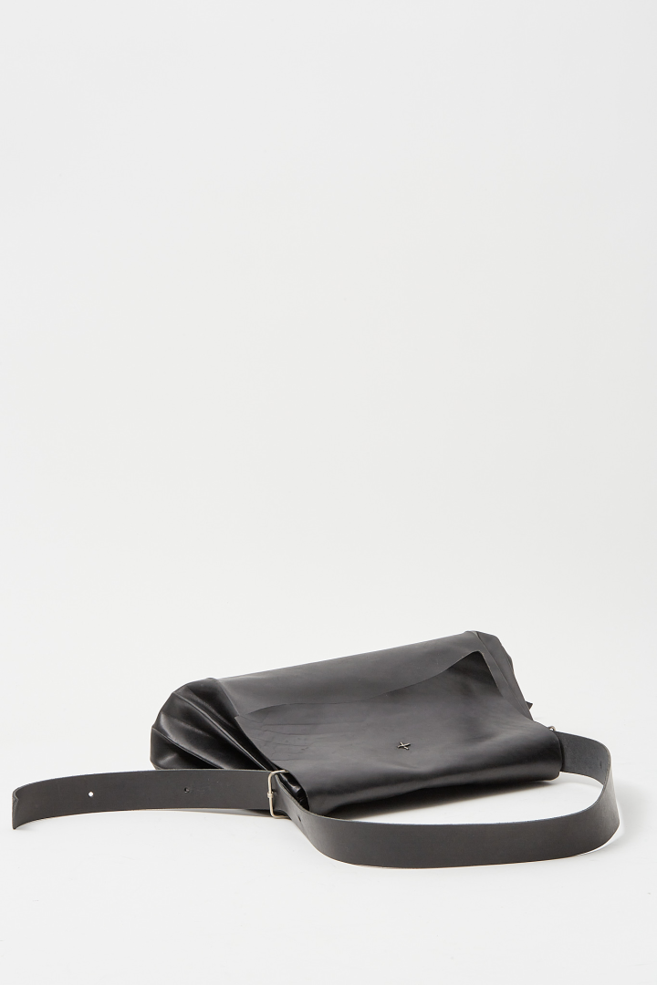 Small Expandable Accordion Bag - Black