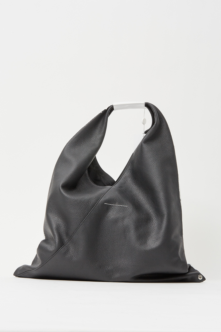 Handbag - White Paint/Black