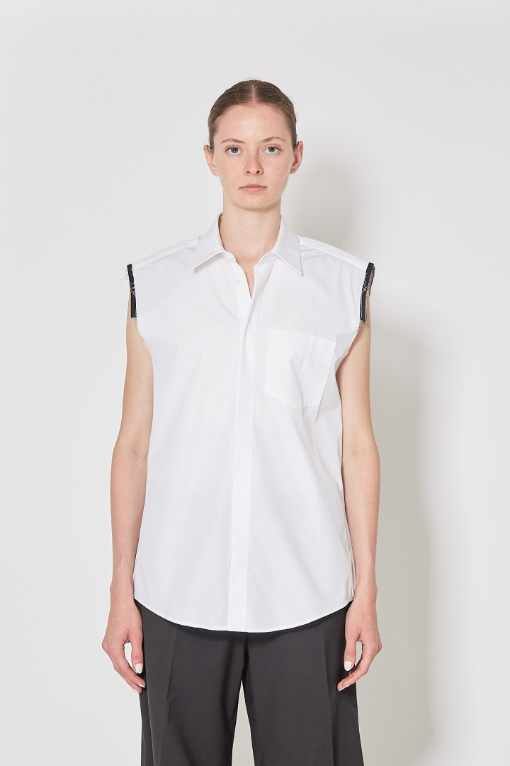 Shoulder Shirt - White