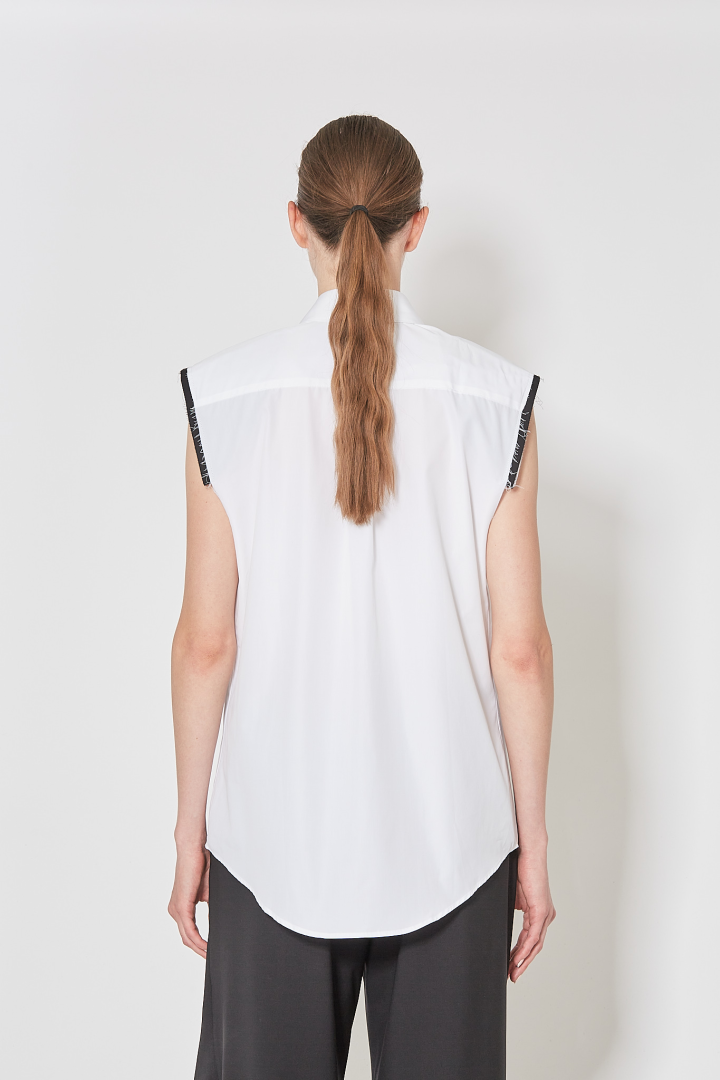 Shoulder Shirt - White
