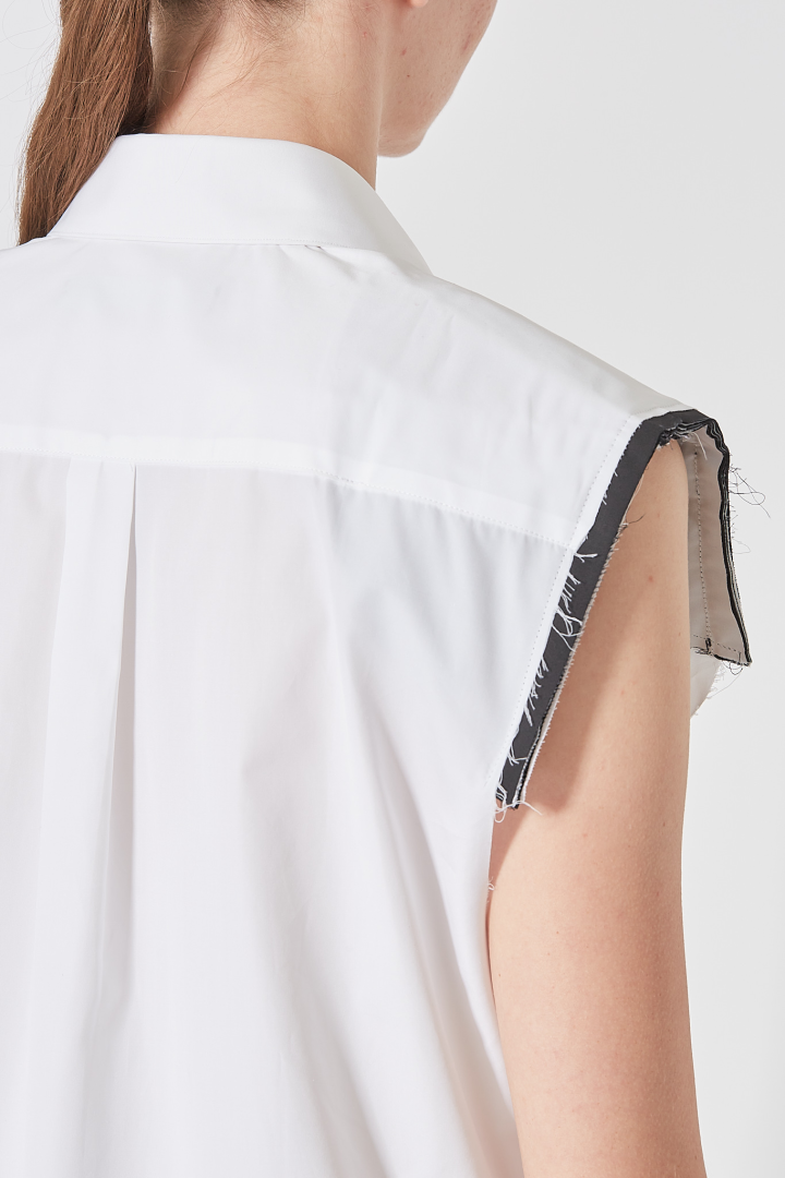 Shoulder Shirt - White