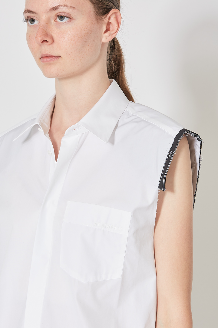 Shoulder Shirt - White