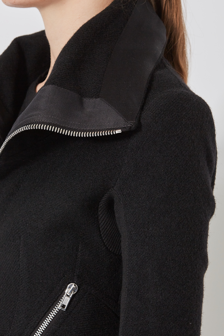 Zipped Naska Biker - Black