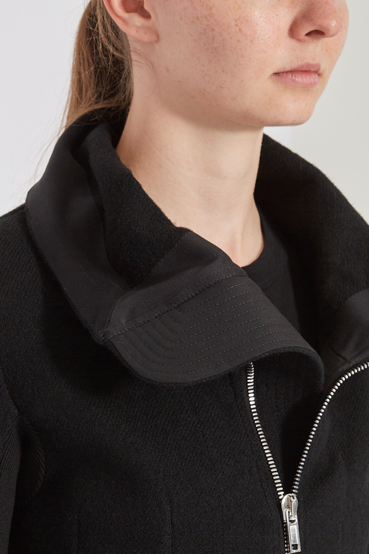 Zipped Naska Biker - Black