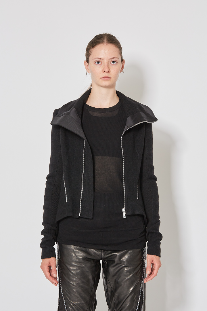 Zipped Naska Biker - Black